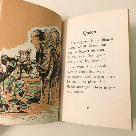 Vintage 1959 Big Bigger Biggest  Dolch First Reading Book Giraffes - Picture 11 of 16